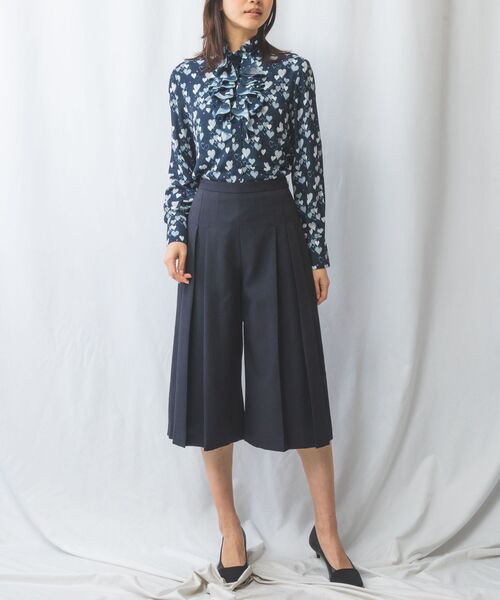 NARACAMICIE / ナラカミーチェ シャツ・ブラウス | 【NARACAMICIE】ハート柄長袖フリルブラウス | 詳細6