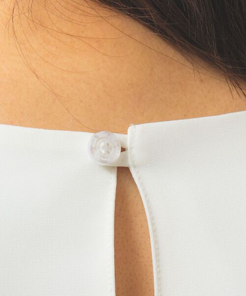 NARACAMICIE / ナラカミーチェ シャツ・ブラウス | 【NARACAMICIE】ドビークロス袖レース長袖プルオーバー | 詳細6