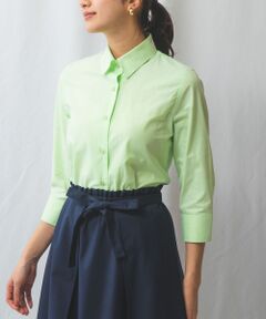 NARACAMICIE / ナラカミーチェ シャツ・ブラウス | 【NARACAMICIE】オックスフォード七分袖シャツ