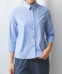 NARACAMICIE / ナラカミーチェ シャツ・ブラウス | 【NARACAMICIE】オックスフォード七分袖シャツ