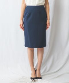NARACAMICIE / ナラカミーチェ ミニ・ひざ丈スカート | 【NARACAMICIE】【セットアップスーツ対応】強撚合繊ストレッチタイトスカート