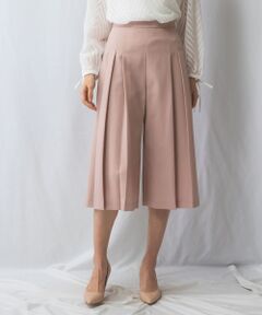 NARACAMICIE / ナラカミーチェ その他パンツ | 【NARACAMICIE】パウダープレーンストレッチタックワイドパンツ