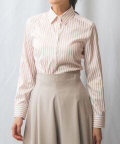 NARACAMICIE / ナラカミーチェ シャツ・ブラウス | 【NARACAMICIE】ストレッチストライプ長袖シャツ