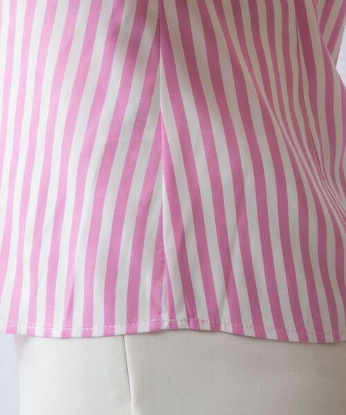 NARACAMICIE / ナラカミーチェ シャツ・ブラウス | 【NARACAMICIE】ストレッチストライプ長袖シャツ | 詳細13