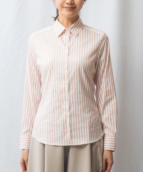 NARACAMICIE / ナラカミーチェ シャツ・ブラウス | 【NARACAMICIE】ストレッチストライプ長袖シャツ | 詳細15