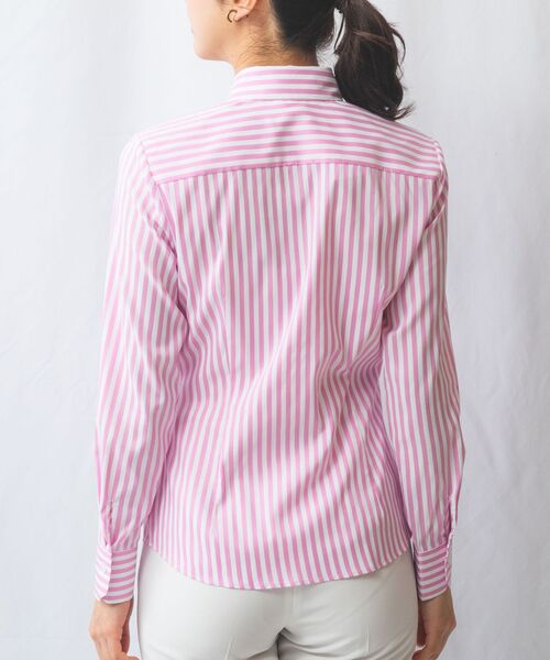 NARACAMICIE / ナラカミーチェ シャツ・ブラウス | 【NARACAMICIE】ストレッチストライプ長袖シャツ | 詳細7