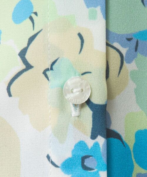 NARACAMICIE / ナラカミーチェ シャツ・ブラウス | 【NARACAMICIE】花柄プリント長袖ボウタイブラウス | 詳細25