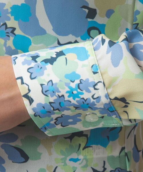 NARACAMICIE / ナラカミーチェ シャツ・ブラウス | 【NARACAMICIE】花柄プリント長袖ボウタイブラウス | 詳細26