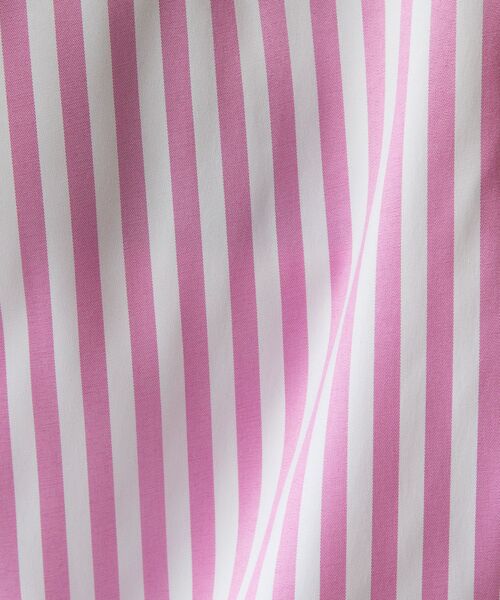 NARACAMICIE / ナラカミーチェ シャツ・ブラウス | 【NARACAMICIE】ストレッチストライプ七分袖レースシャツ | 詳細17