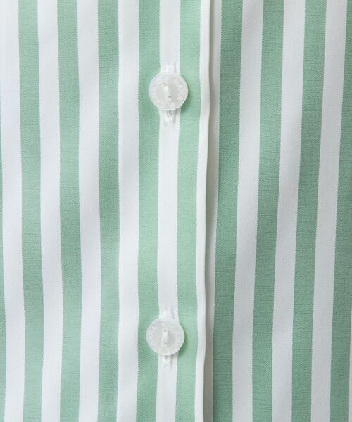 NARACAMICIE / ナラカミーチェ シャツ・ブラウス | 【NARACAMICIE】ストレッチストライプ七分袖レースシャツ | 詳細7