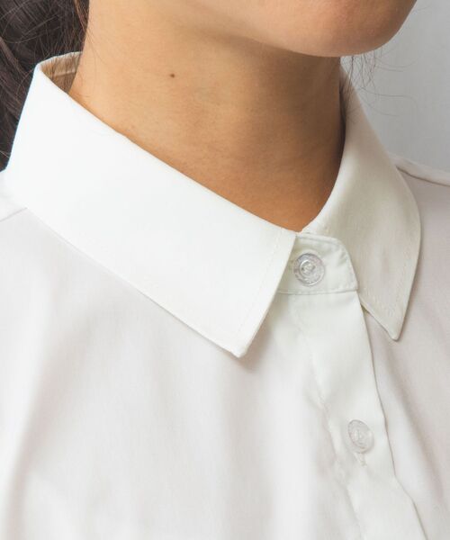 NARACAMICIE / ナラカミーチェ シャツ・ブラウス | 【NARACAMICIE】バックフリル七分袖ブラウス | 詳細5