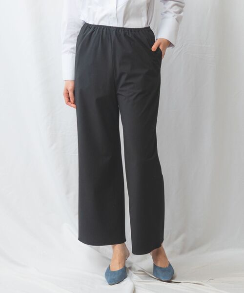 NARACAMICIE/ナラカミーチェ 【NARACAMICIE】プリシカル2WAYトロワイドパンツ ブラック 1(M)9号 NARACAMICIE/ナラカミーチェ 【NARACAMICIE】プリシカル2WAYトロワイドパンツ ブラック 1(M)9号