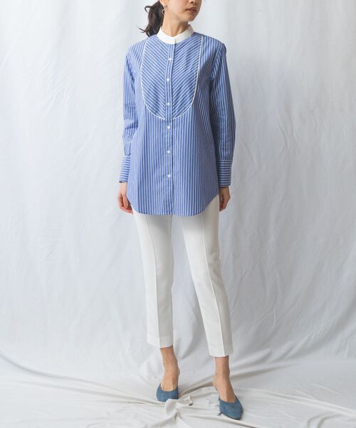 NARACAMICIE / ナラカミーチェ その他パンツ | 【NARACAMICIE】ホワイトテーパードパンツ | 詳細1