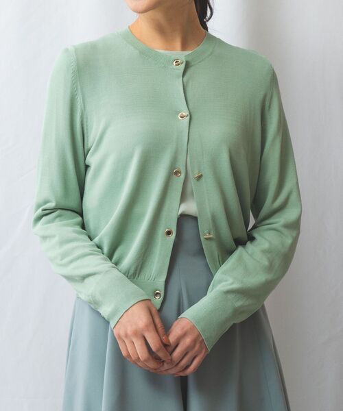 NARACAMICIE / ナラカミーチェ ニット・セーター | 【NARACAMICIE】Tバーニットカーディガン | 詳細3