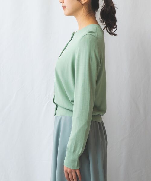 NARACAMICIE / ナラカミーチェ ニット・セーター | 【NARACAMICIE】Tバーニットカーディガン | 詳細5