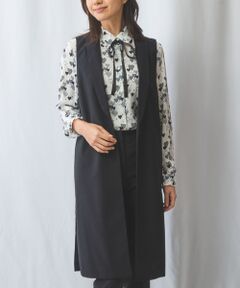 NARACAMICIE / ナラカミーチェ その他アウター | 【NARACAMICIE】トロピカルポリエステルジレ