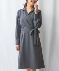 NARACAMICIE / ナラカミーチェ ロング・マキシ丈ワンピース | 【NARACAMICIE】ウェザークロスカシュクールワンピース