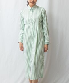 NARACAMICIE / ナラカミーチェ ロング・マキシ丈ワンピース | 【NARACAMICIE】ストライプシャツワンピース