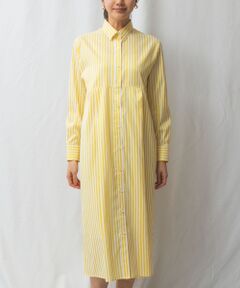 NARACAMICIE / ナラカミーチェ ロング・マキシ丈ワンピース | 【NARACAMICIE】ストライプシャツワンピース