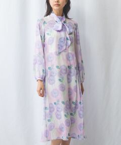 NARACAMICIE / ナラカミーチェ ロング・マキシ丈ワンピース | 【NALACARA】 水彩花柄ワンピース