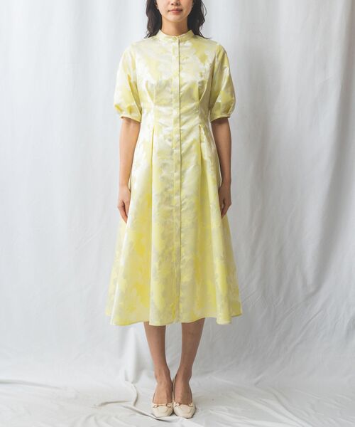 NARACAMICIE / ナラカミーチェ ロング・マキシ丈ワンピース | 【NALACARA】花柄JQウエストタックワンピース | 詳細1