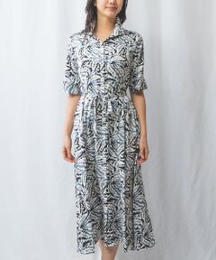 NARACAMICIE / ナラカミーチェ ロング・マキシ丈ワンピース | 【NALACARA】カモフラージュフラワーワンピース