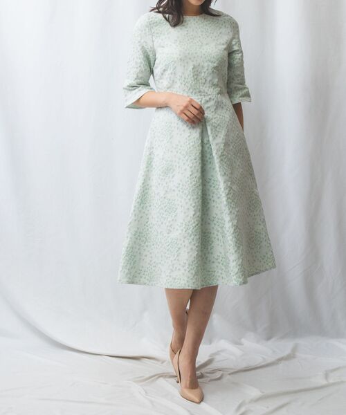 NARACAMICIE / ナラカミーチェ ロング・マキシ丈ワンピース | 【NALACARA】小花JQ切替ワンピース | 詳細1