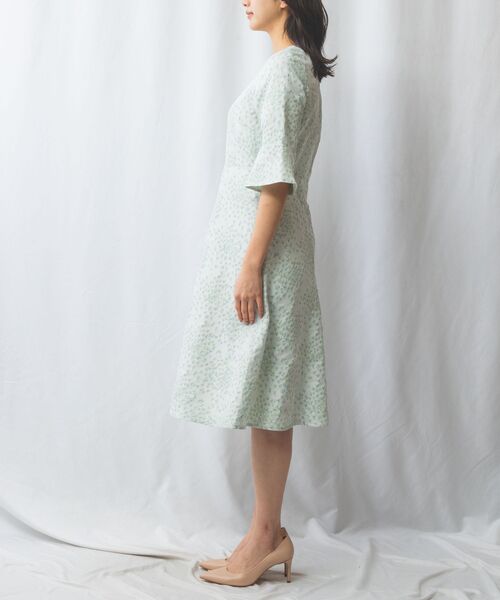 NARACAMICIE / ナラカミーチェ ロング・マキシ丈ワンピース | 【NALACARA】小花JQ切替ワンピース | 詳細3