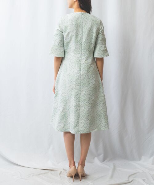 NARACAMICIE / ナラカミーチェ ロング・マキシ丈ワンピース | 【NALACARA】小花JQ切替ワンピース | 詳細4