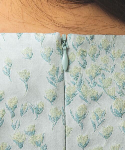 NARACAMICIE / ナラカミーチェ ロング・マキシ丈ワンピース | 【NALACARA】小花JQ切替ワンピース | 詳細8