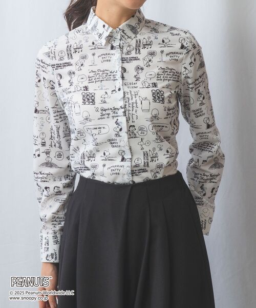 NARACAMICIE / ナラカミーチェ シャツ・ブラウス | 【PEANUTS】ドローイングシャツカラーブラウス | 詳細2