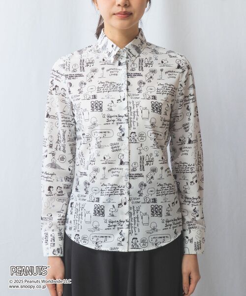 NARACAMICIE / ナラカミーチェ シャツ・ブラウス | 【PEANUTS】ドローイングシャツカラーブラウス | 詳細3