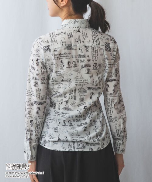 NARACAMICIE / ナラカミーチェ シャツ・ブラウス | 【PEANUTS】ドローイングシャツカラーブラウス | 詳細5