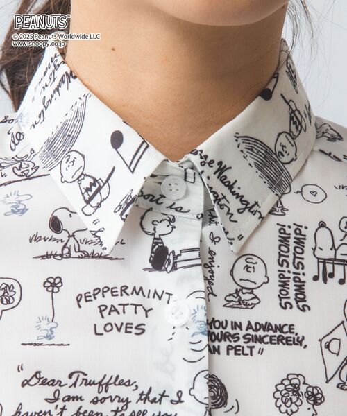 NARACAMICIE / ナラカミーチェ シャツ・ブラウス | 【PEANUTS】ドローイングシャツカラーブラウス | 詳細6