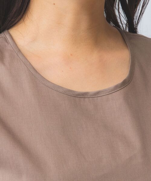 NARACAMICIE / ナラカミーチェ シャツ・ブラウス | 【NARACAMICIE】【セットアップ対応】ポリ麻ノースリブラウス | 詳細5