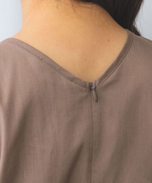 NARACAMICIE / ナラカミーチェ シャツ・ブラウス | 【NARACAMICIE】【セットアップ対応】ポリ麻ノースリブラウス | 詳細6