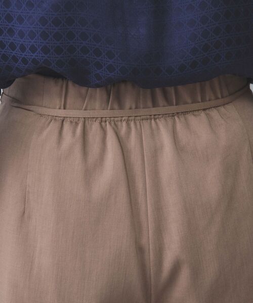 NARACAMICIE / ナラカミーチェ その他パンツ | 【NARACAMICIE】【セットアップ対応】ポリ麻ワイドパンツ | 詳細9