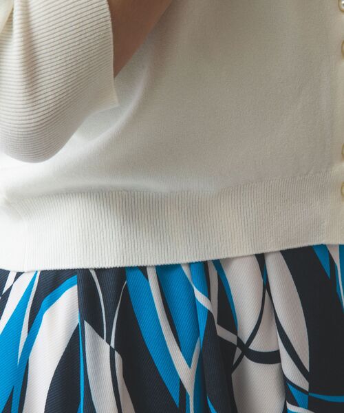 NARACAMICIE / ナラカミーチェ ニット・セーター | 【NARACAMICIE】パール釦カーディガン | 詳細10