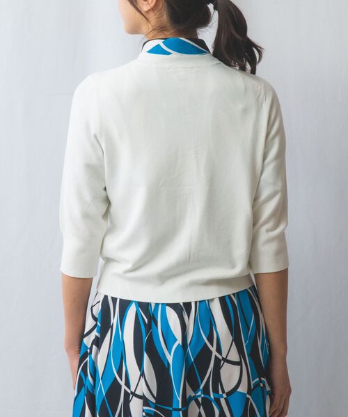 NARACAMICIE / ナラカミーチェ ニット・セーター | 【NARACAMICIE】パール釦カーディガン | 詳細5