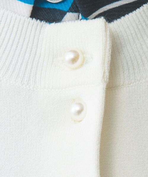 NARACAMICIE / ナラカミーチェ ニット・セーター | 【NARACAMICIE】パール釦カーディガン | 詳細7