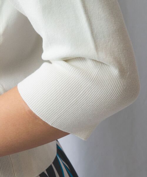 NARACAMICIE / ナラカミーチェ ニット・セーター | 【NARACAMICIE】パール釦カーディガン | 詳細9