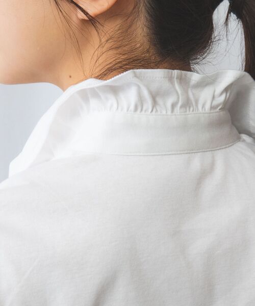 NARACAMICIE / ナラカミーチェ カットソー | 【NARACAMICIE】60スムースレースフリルカットソー | 詳細7