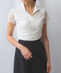 【NARACAMICIE】60スムースレーススタンドカットソー NARACAMICIE｜60スムースレーススタンドカットソー | Rakuten