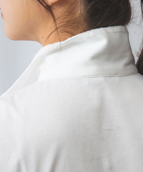 NARACAMICIE / ナラカミーチェ カットソー | 【NARACAMICIE】60スムースレーススタンドカットソー | 詳細6