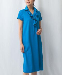 NARACAMICIE / ナラカミーチェ ロング・マキシ丈ワンピース | 【NARACAMICIE】襟付きフリルワンピース