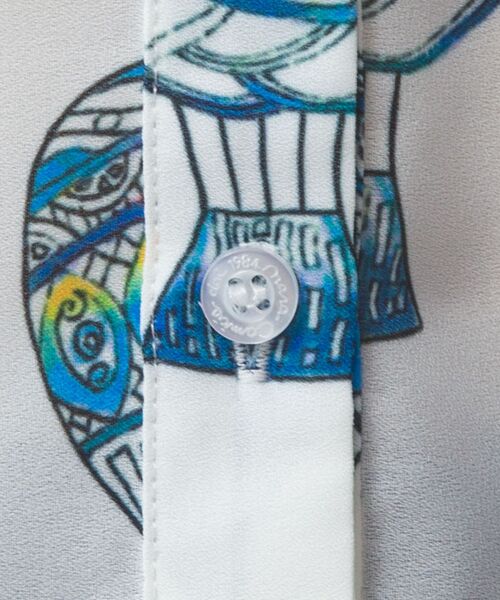 NARACAMICIE / ナラカミーチェ シャツ・ブラウス | 【NARACAMICIE】GENIUS 気球柄フリル七分袖ブラウス | 詳細16