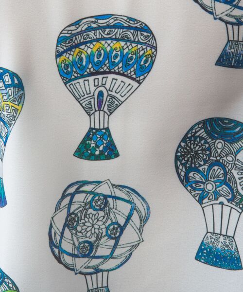 NARACAMICIE / ナラカミーチェ シャツ・ブラウス | 【NARACAMICIE】GENIUS 気球柄フリル七分袖ブラウス | 詳細19