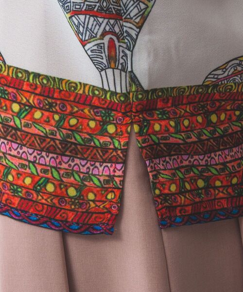 NARACAMICIE / ナラカミーチェ シャツ・ブラウス | 【NARACAMICIE】GENIUS 気球柄フリル七分袖ブラウス | 詳細6