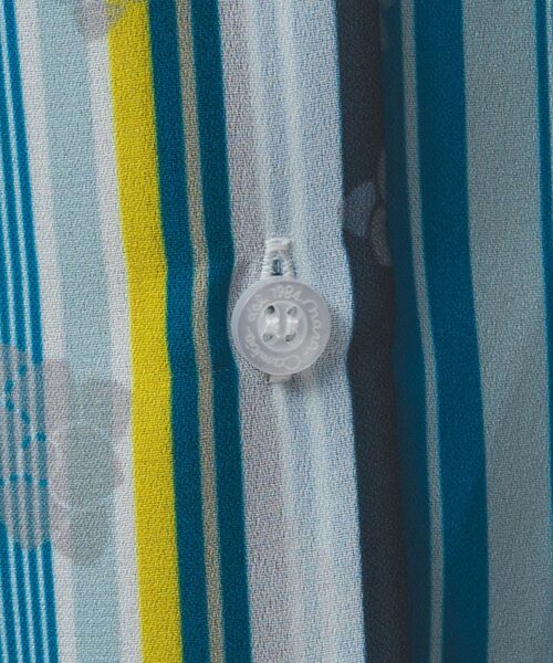 NARACAMICIE / ナラカミーチェ シャツ・ブラウス | 【NARACAMICIE】GENIUS マルチストライプボウタイ七分袖ブラウス | 詳細14