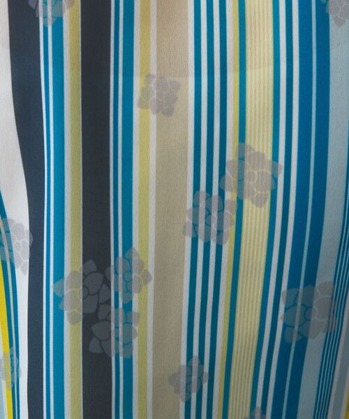 NARACAMICIE / ナラカミーチェ シャツ・ブラウス | 【NARACAMICIE】GENIUS マルチストライプボウタイ七分袖ブラウス | 詳細15